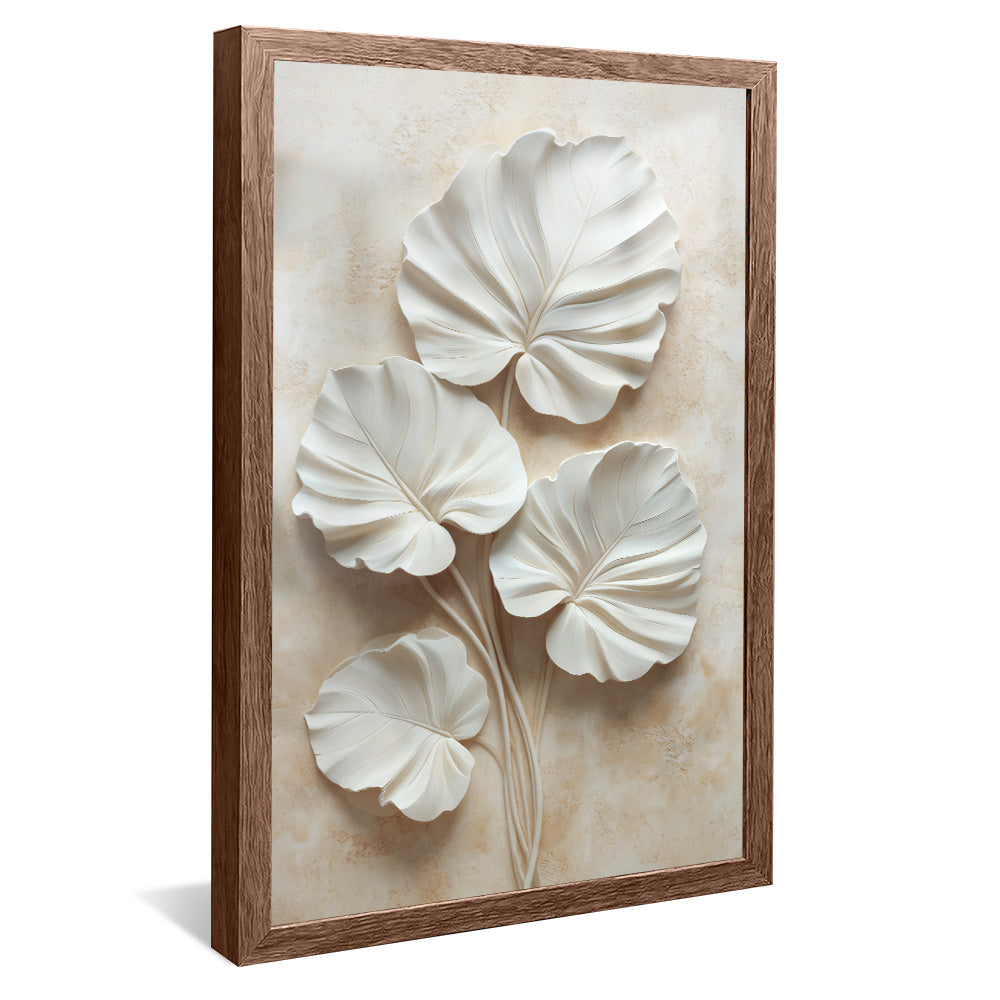 Leave 3D V2333 Canvas