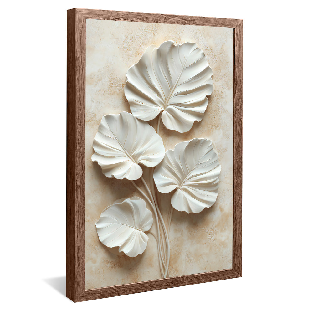 Leave 3D V2333 Canvas