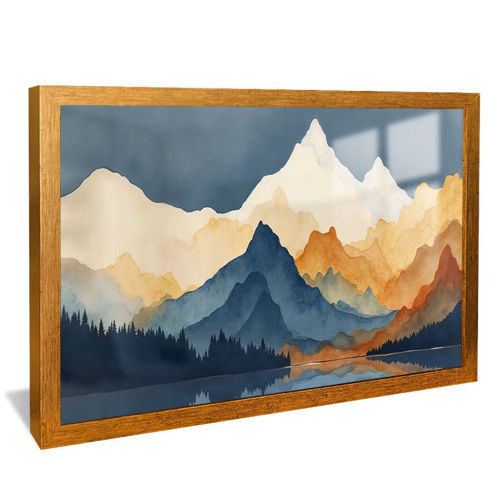 Mountains on Mountains V2448 Canvas