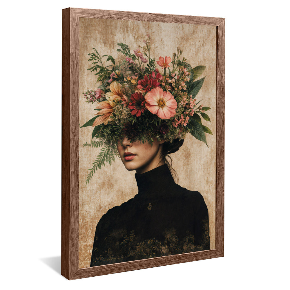 Floral Woman V3 V2339 Canvas