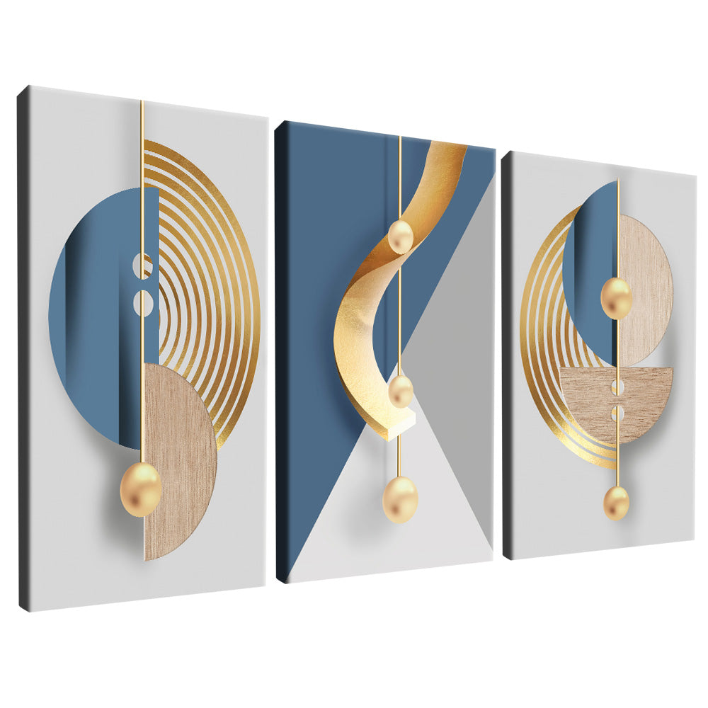 Abstract Objects Trio V2350 Canvas