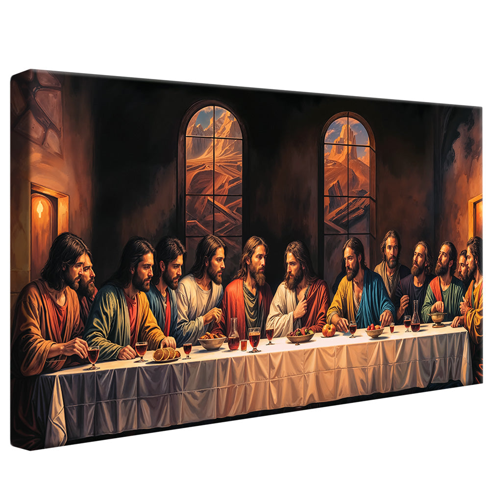 Realistic Last Supper V2290 Canvas
