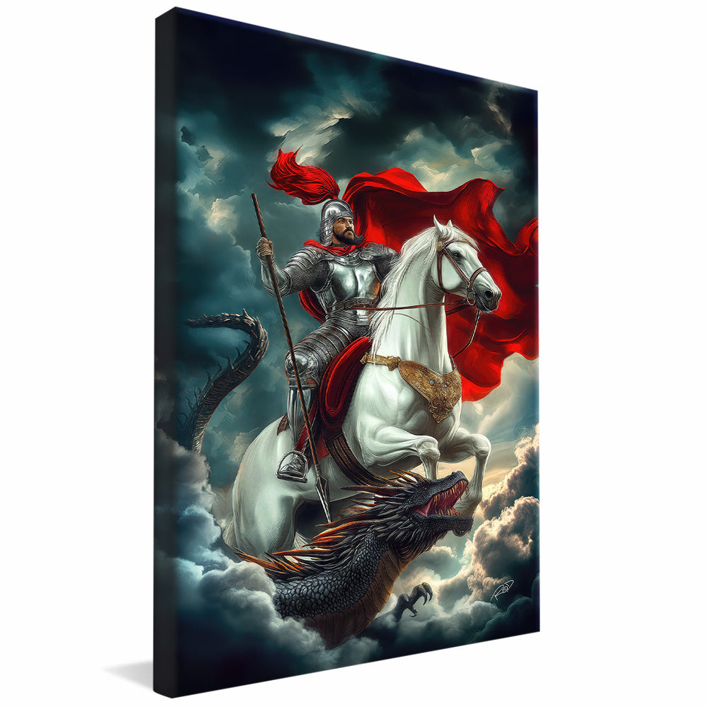 Decorative Canvas Saint George and the Dragon V2156