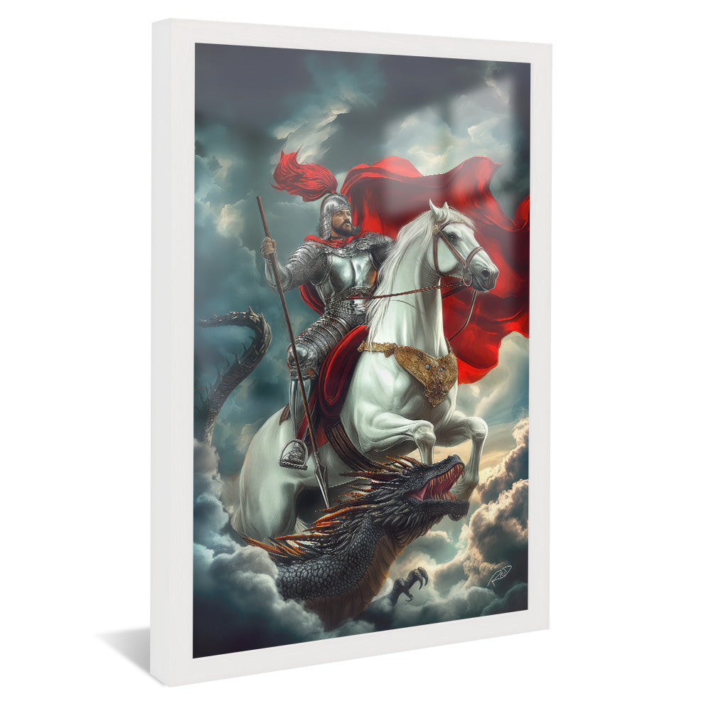 Decorative Canvas Saint George and the Dragon V2156