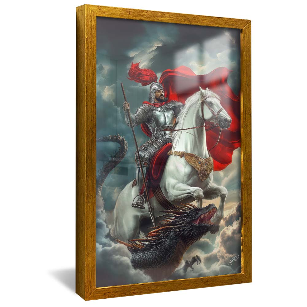 Decorative Canvas Saint George and the Dragon V2156