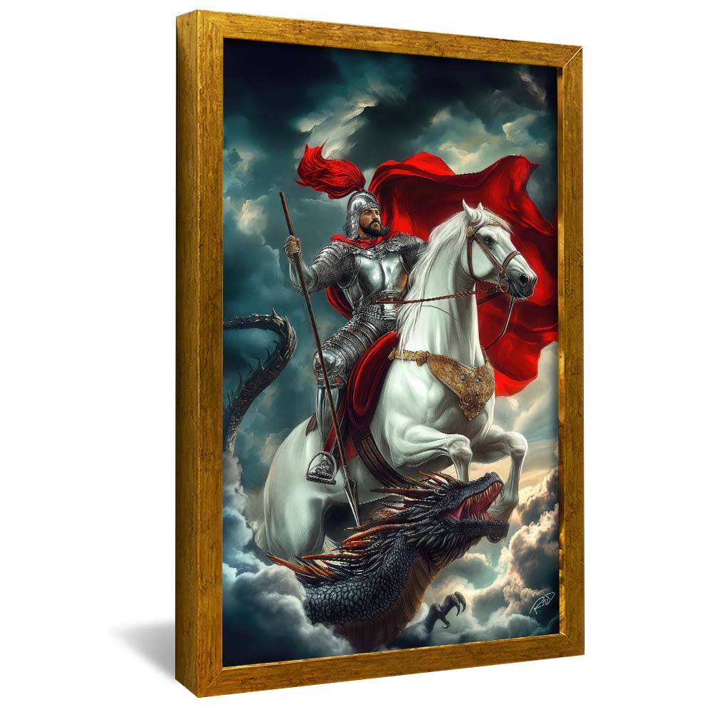 Decorative Canvas Saint George and the Dragon V2156