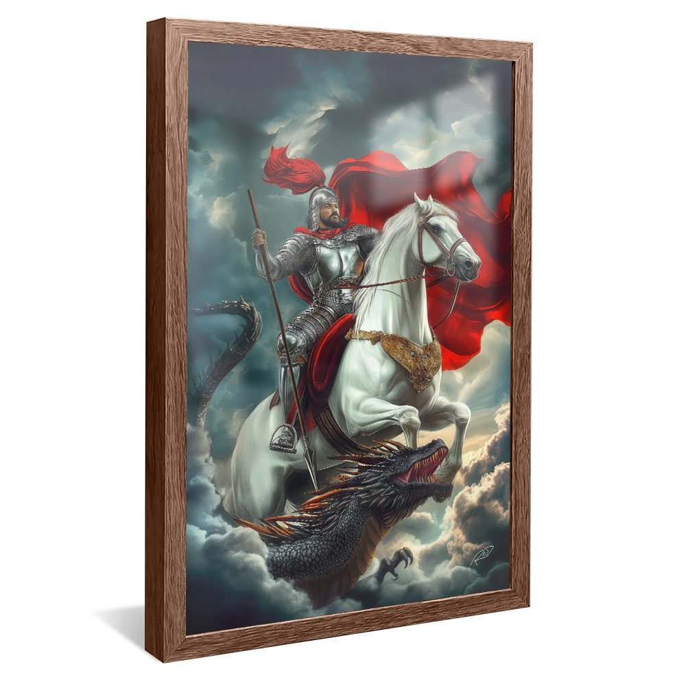 Decorative Canvas Saint George and the Dragon V2156