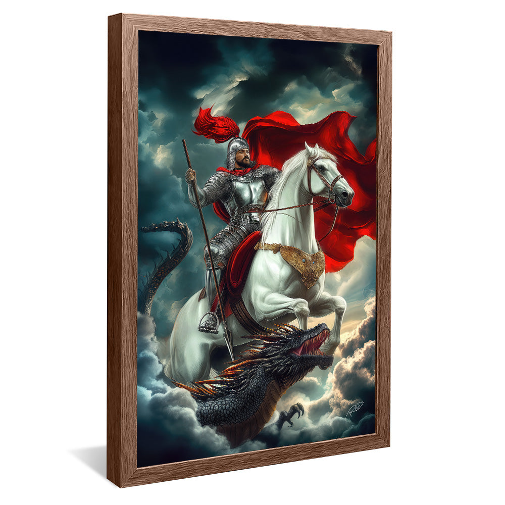 Decorative Canvas Saint George and the Dragon V2156