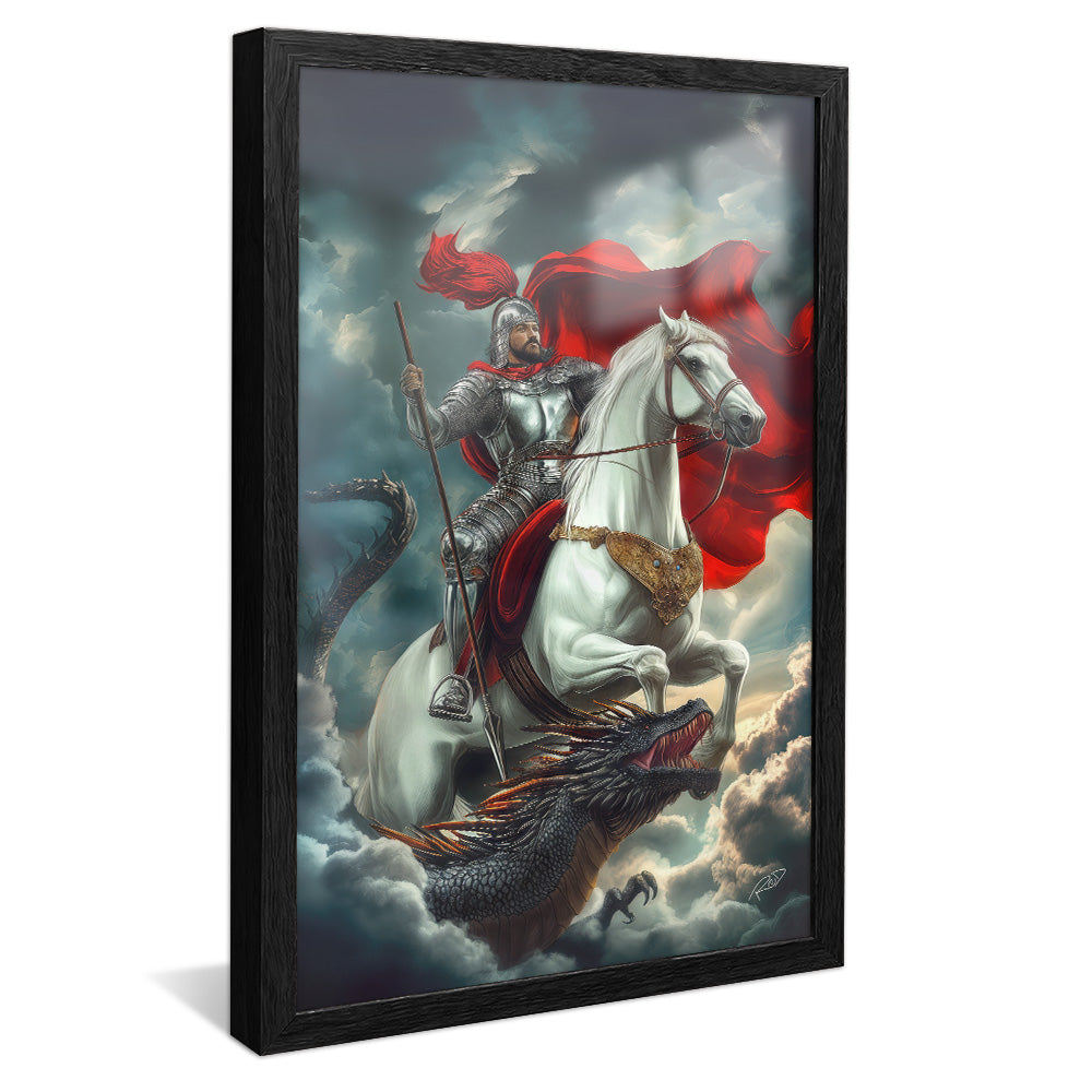 Decorative Canvas Saint George and the Dragon V2156