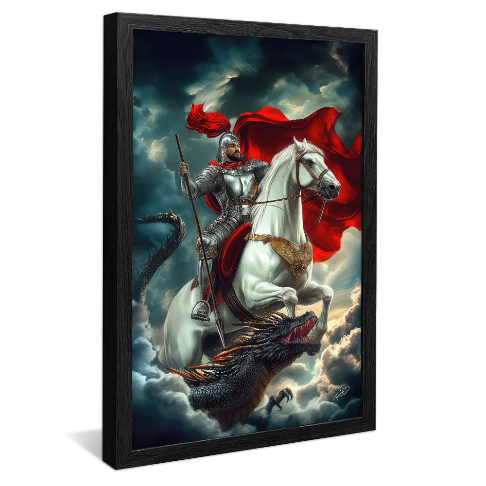 Decorative Canvas Saint George and the Dragon V2156