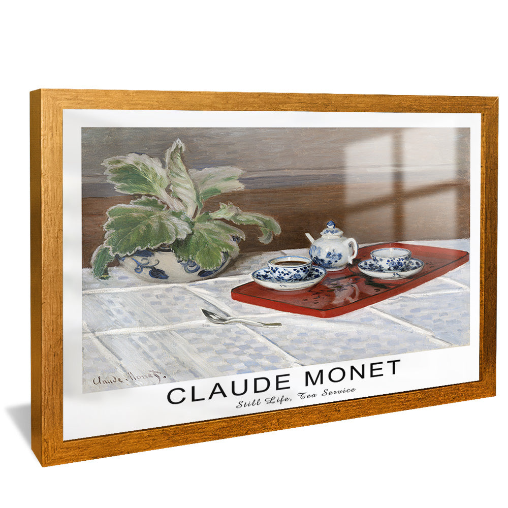 Claude Monet Still Life, Tea Service V2470 Canvas