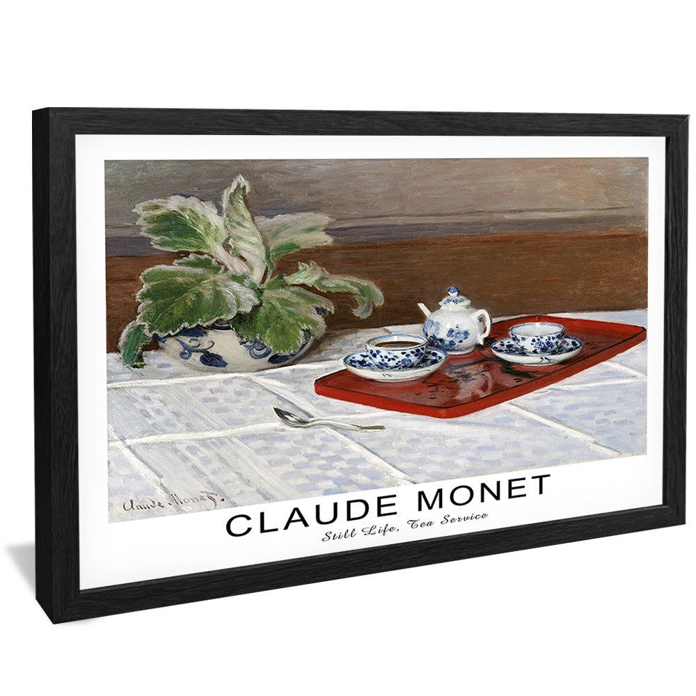 Claude Monet Still Life, Tea Service V2470 Canvas