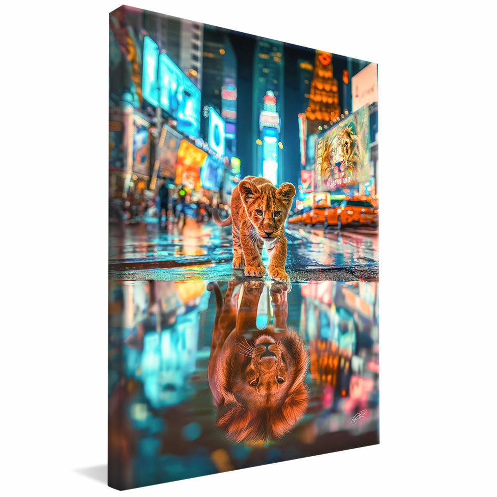 Decorative Canvas Wall Street Lion V2153