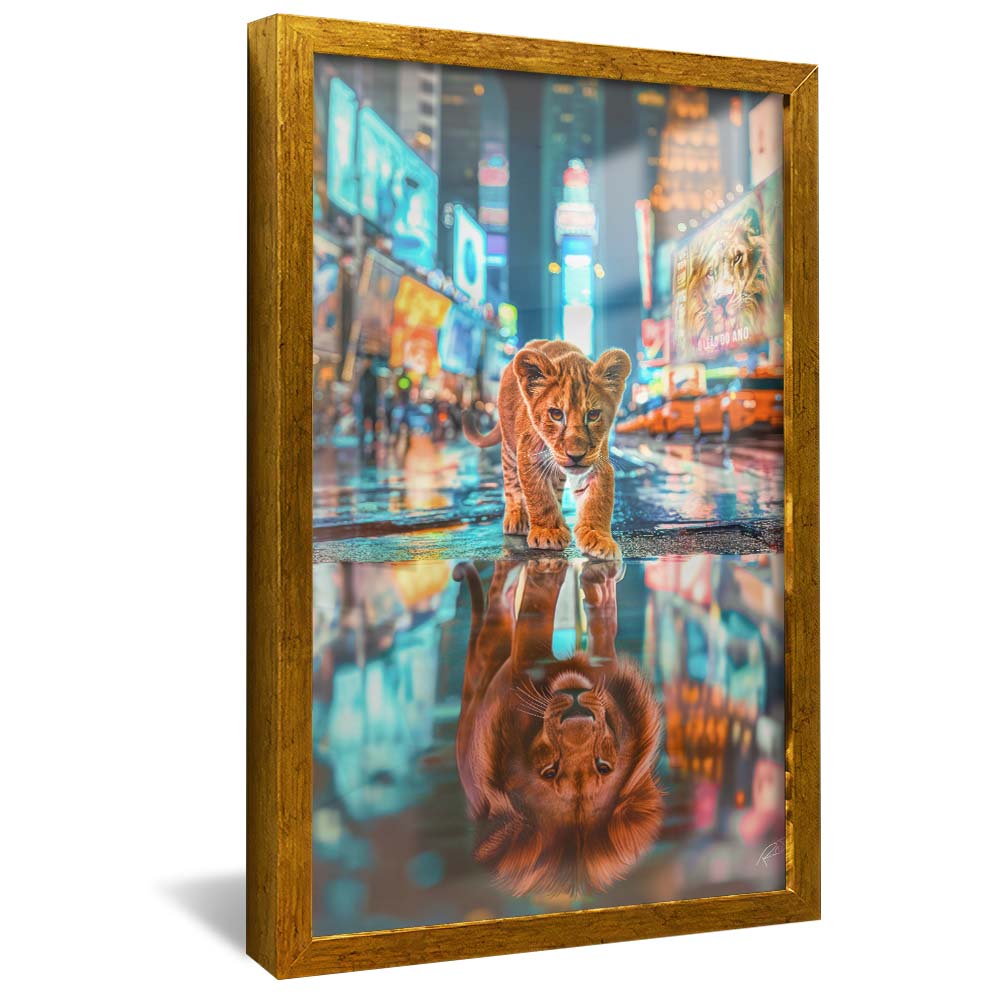 Decorative Canvas Wall Street Lion V2153