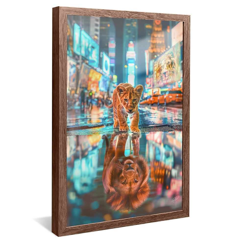 Decorative Canvas Wall Street Lion V2153