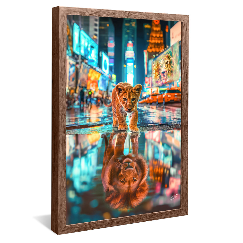 Decorative Canvas Wall Street Lion V2153