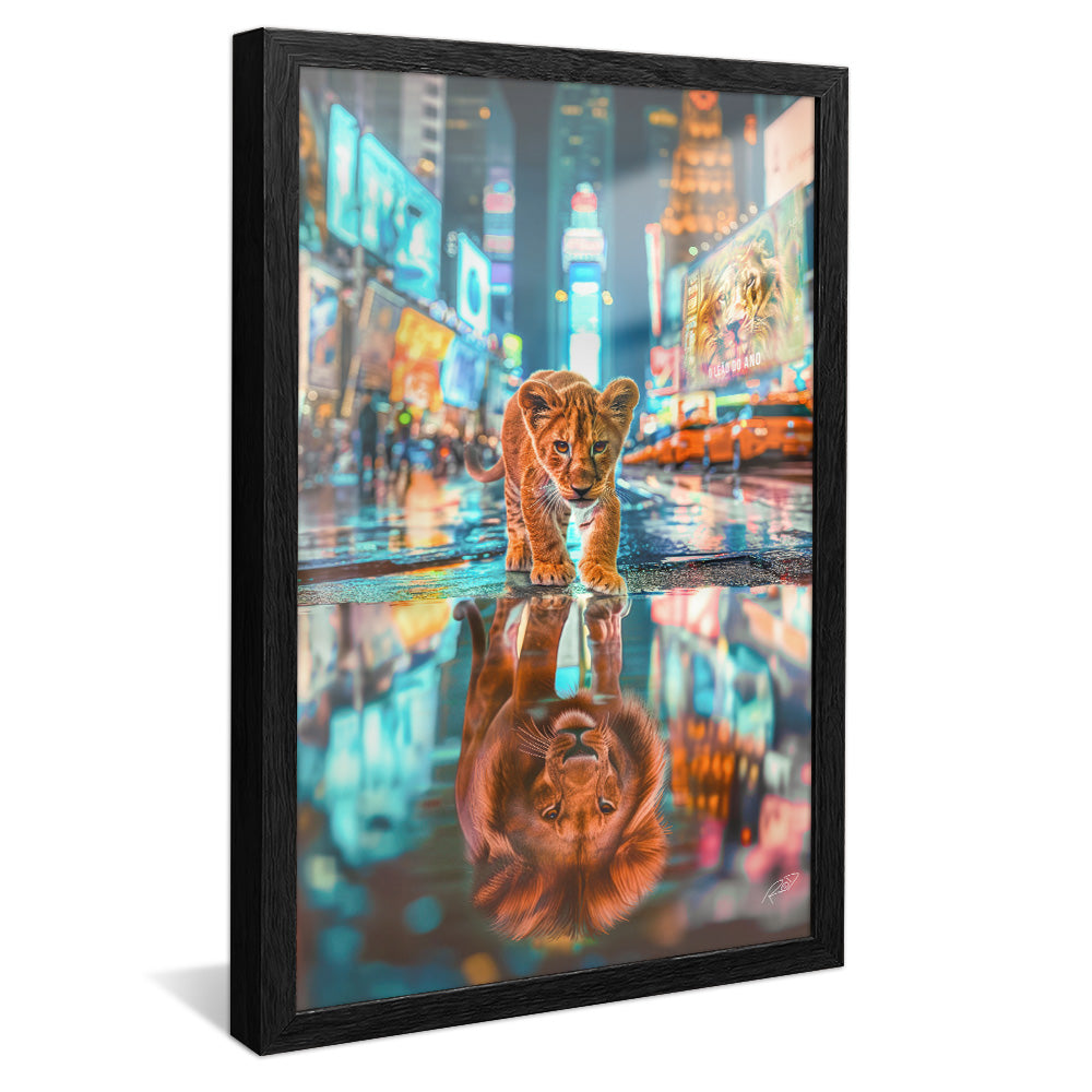 Decorative Canvas Wall Street Lion V2153