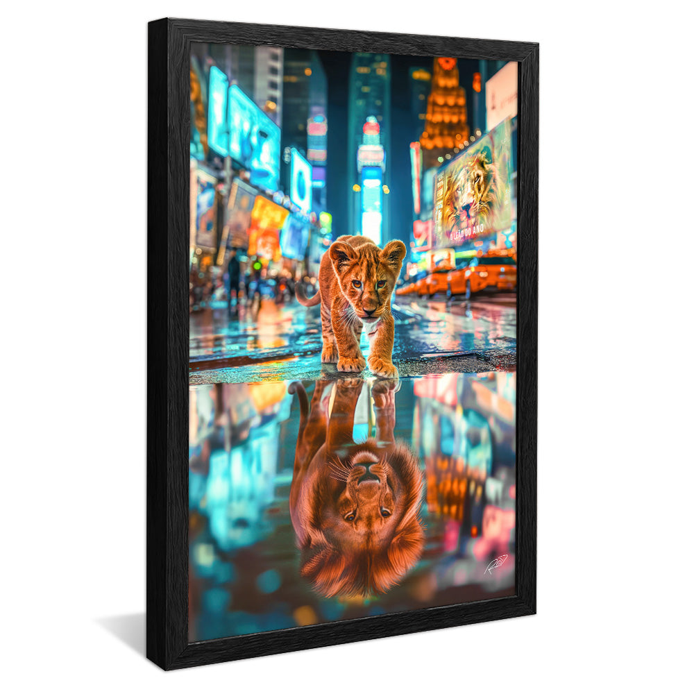 Decorative Canvas Wall Street Lion V2153