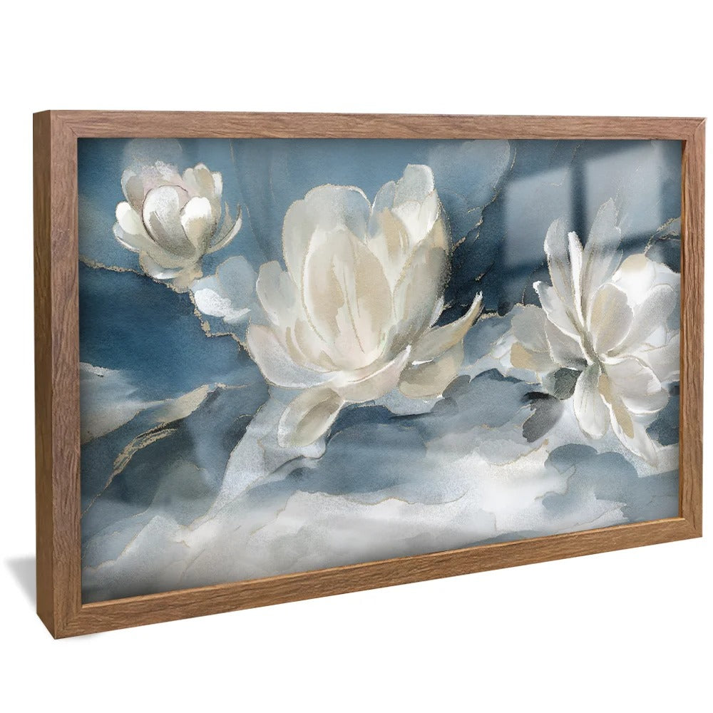 white flowers Canvas