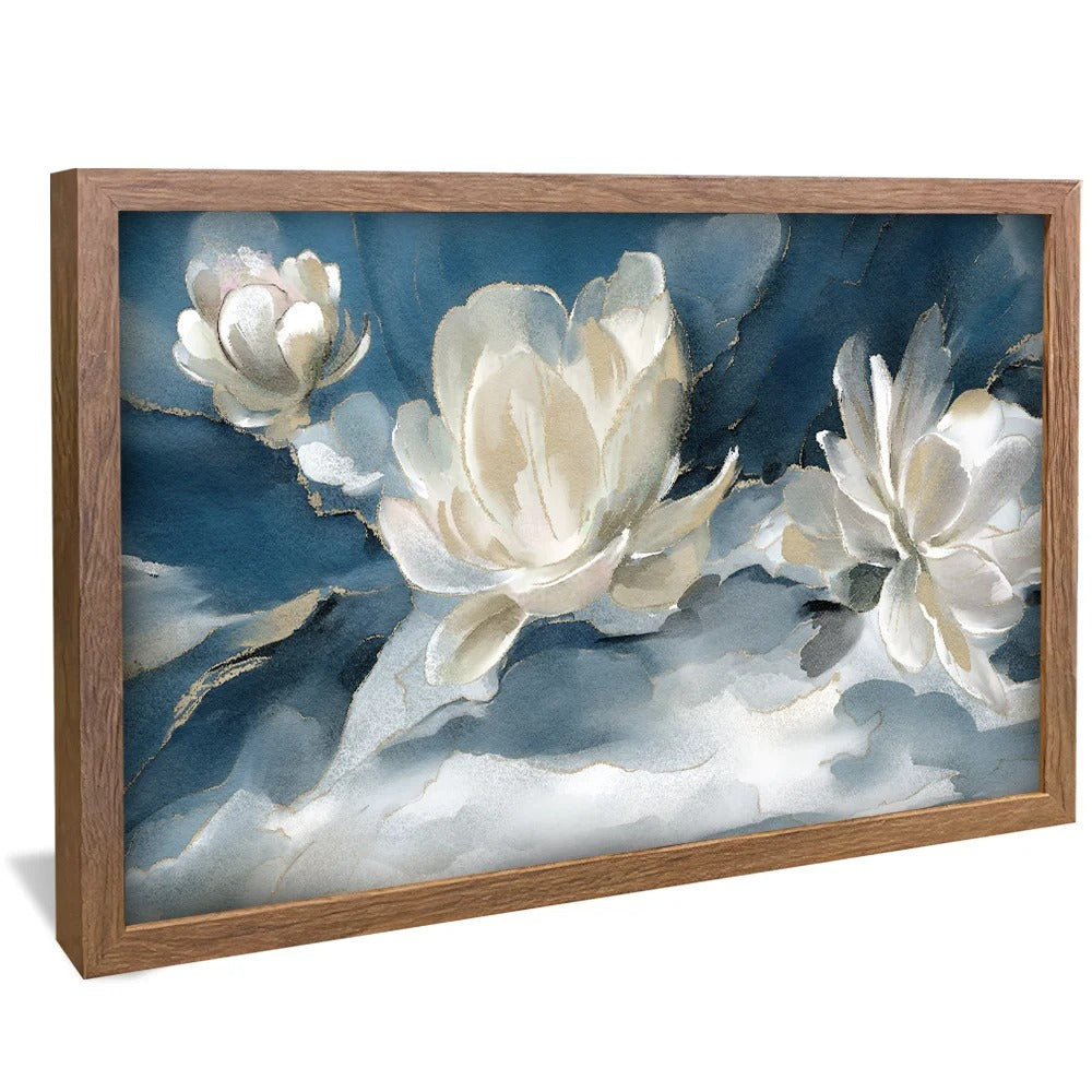 white flowers Canvas