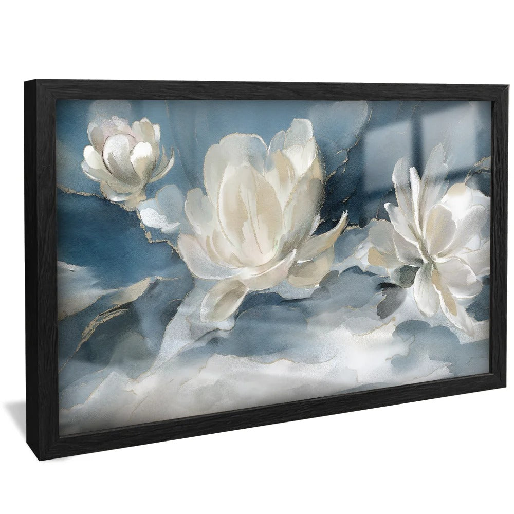 white flowers Canvas