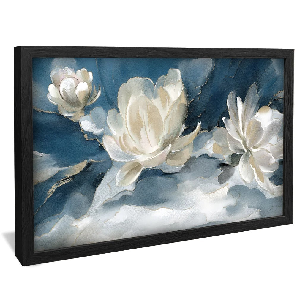 white flowers Canvas